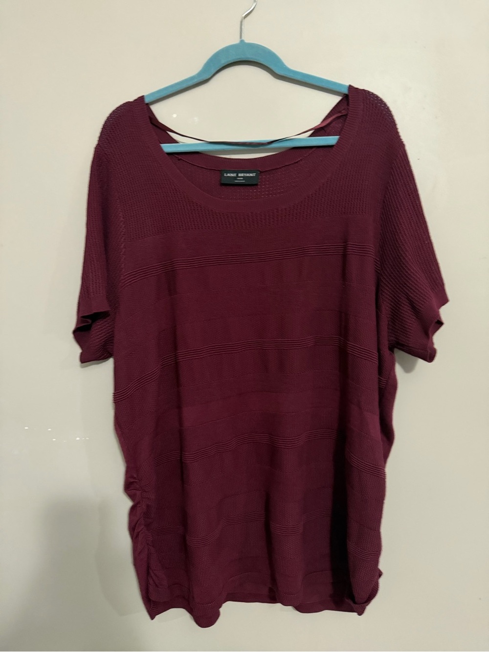 Burgundy Open Knit Sweater size 26/28